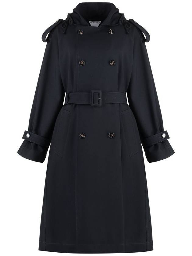 Bottega Veneta Gabardine Trench Coat - BOTTEGA VENETA - BALAAN 1