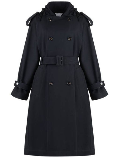 Bottega Veneta Gabardine Trench Coat - BOTTEGA VENETA - BALAAN 1