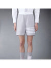 4 Bar Stripe Track Shorts Grey - THOM BROWNE - BALAAN 2