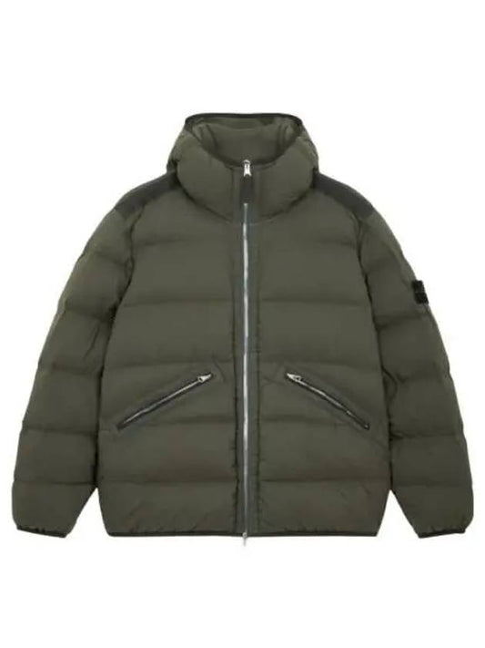 Seamless Tunnel Nylon Down Padding Green - STONE ISLAND - BALAAN 2