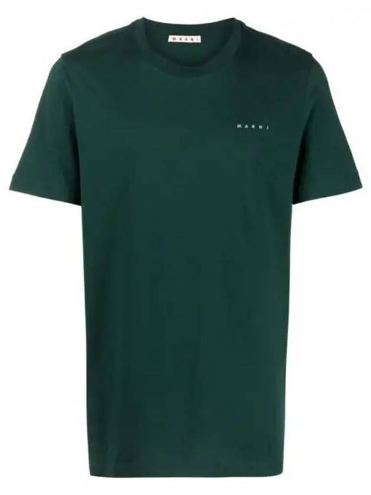 Short Sleeve T-Shirt HUMU0198X1UTCZ57 00V89 Green - MARNI - BALAAN 2