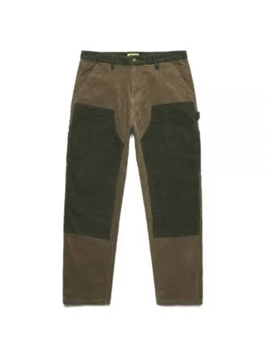 388001041 BROGRE Color Block Corduroy Carpenter Pants - MARKET - BALAAN 1