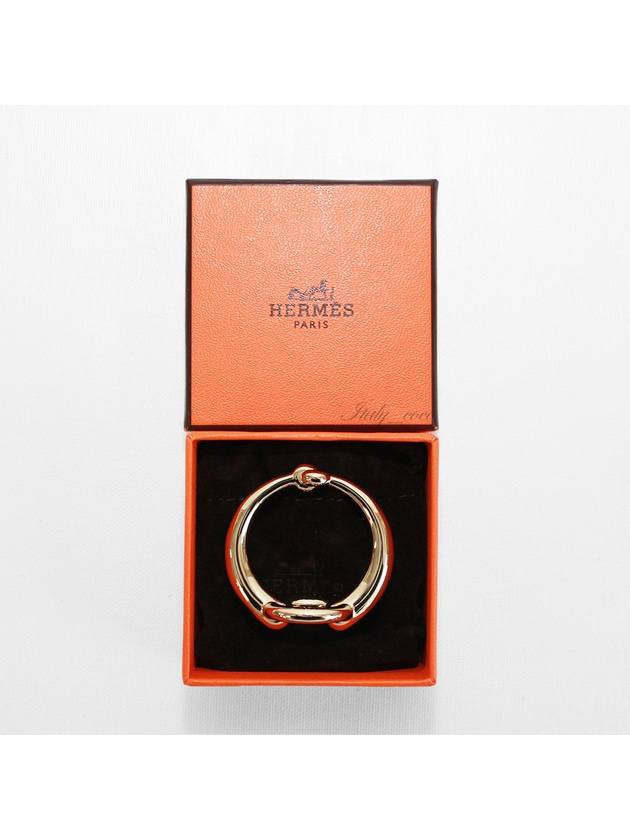 Morse Scarf Ring Gold - HERMES - BALAAN 2