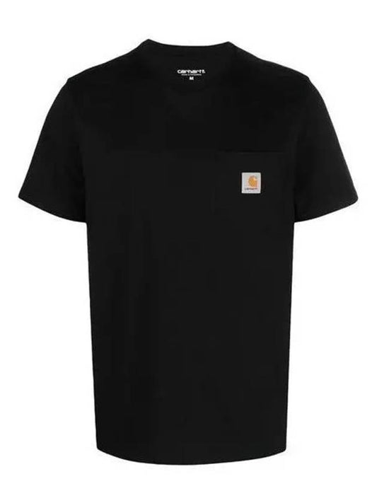 24FW I030434 Pocket Logo Patch Short Sleeve T-Shirt 1008478 - CARHARTT - BALAAN 1