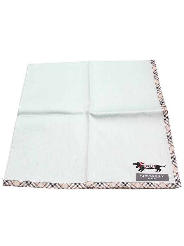 Dachshund embroidered handkerchief - BURBERRY - BALAAN 2