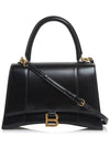 Hourglass Gold B Logo Tote Bag Black - BALENCIAGA - BALAAN 1