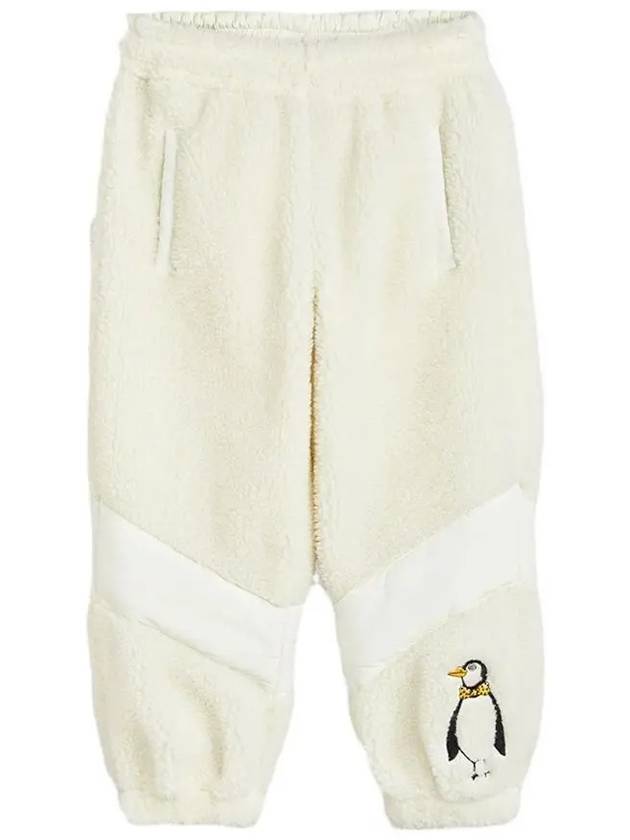 Kids Penguin Fleece Pants Ivory 11000093 10 - MINI RODINI - BALAAN 2