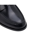 Brushed Leather Loafers Black - PRADA - BALAAN 10