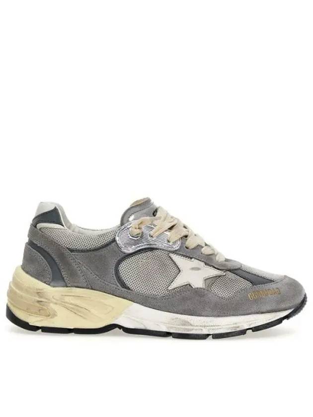 Dad Running Suede Sneakers Grey - GOLDEN GOOSE - BALAAN 2