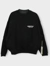 logo fleece brushed crew neck sweatshirt black 192HO246260F - FEAR OF GOD ESSENTIALS - BALAAN 2