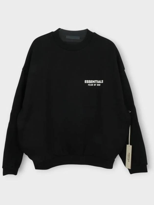 logo fleece brushed crew neck sweatshirt black 192HO246260F - FEAR OF GOD ESSENTIALS - BALAAN 2