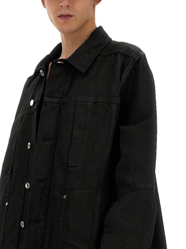 Rick Owens Denim Jacket - RICK OWENS - BALAAN 4