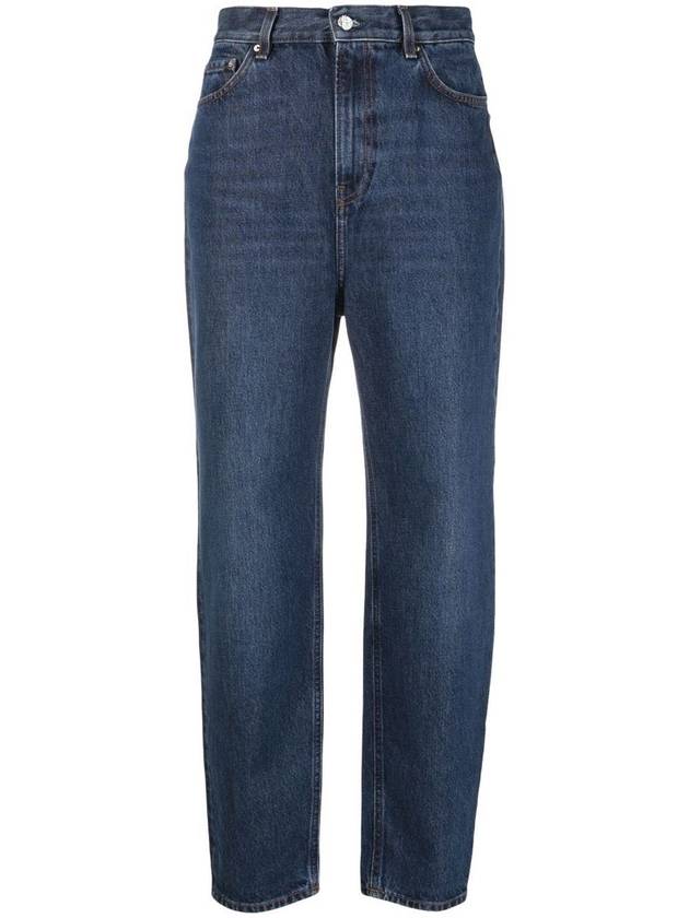 Organic Tapered Jeans Dark Blue - TOTEME - BALAAN 2