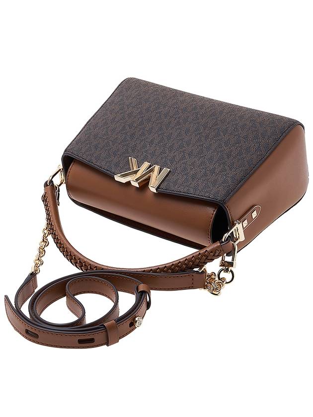 Karlie Small Logo Cross Bag Brown - MICHAEL KORS - BALAAN 5