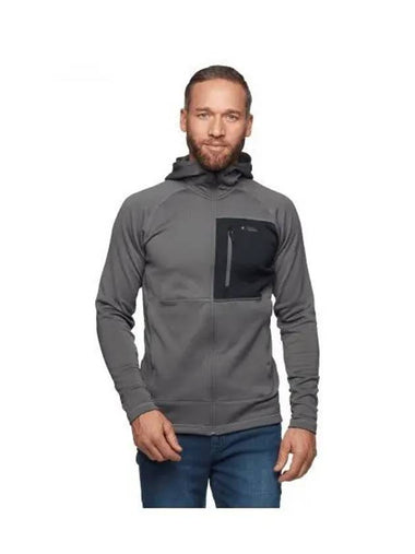 BLACK DIAMOND Factor Hoodie MENS NAMAP744040 - BLACK & BROWN - BALAAN 1