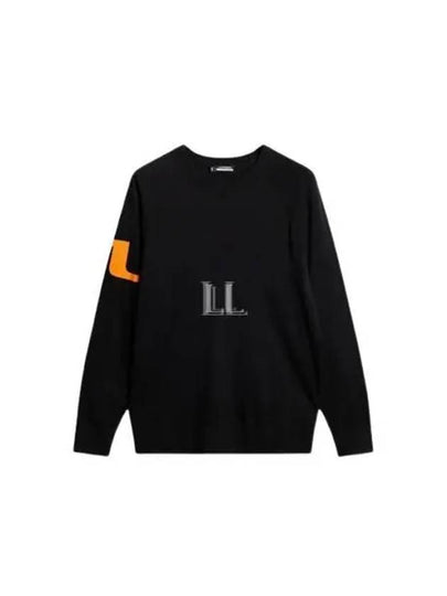 Men's Gusten Knit Sweater Black - J.LINDEBERG - BALAAN 2