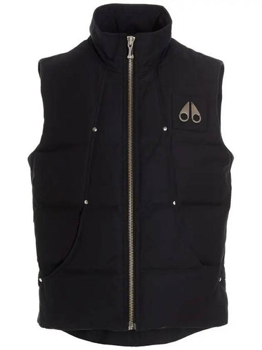 Logo Montreal Padded Vest Navy - MOOSE KNUCKLES - BALAAN 1