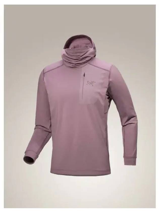 Rho LT Hooded Long Sleeve T-Shirt Pink - ARC'TERYX - BALAAN 2