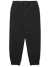 WOVEN BANDING JOGGER PANTS BLACK WOMAN - MALBON GOLF - BALAAN 2