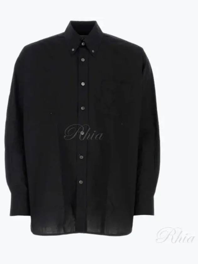 Men's Borrowed BD Overfit Long Sleeve Shirt Black - OUR LEGACY - BALAAN 2