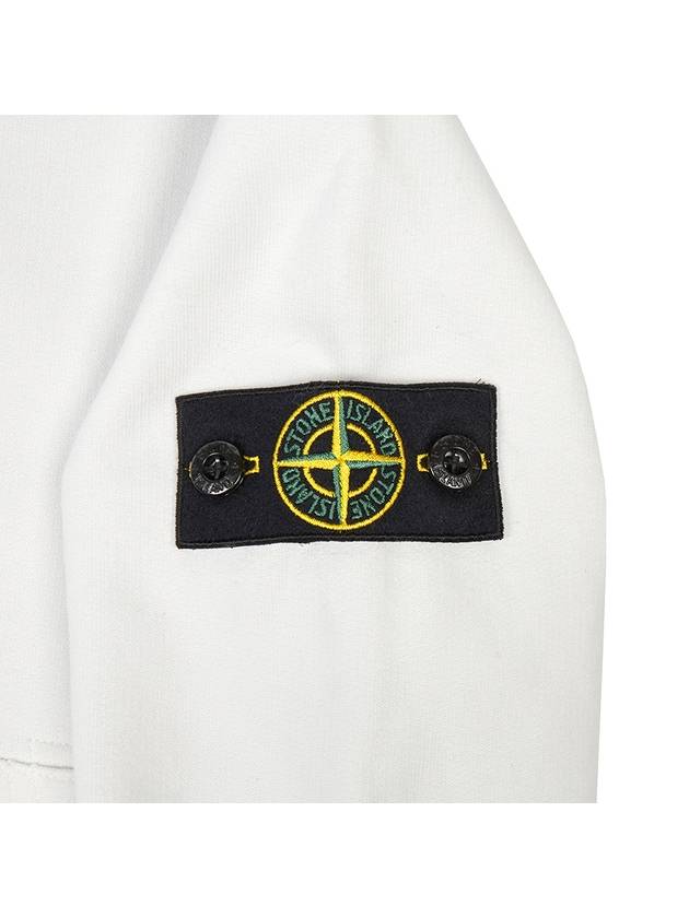 Compass Logo Patch Hoodie Ivory - STONE ISLAND - BALAAN 6