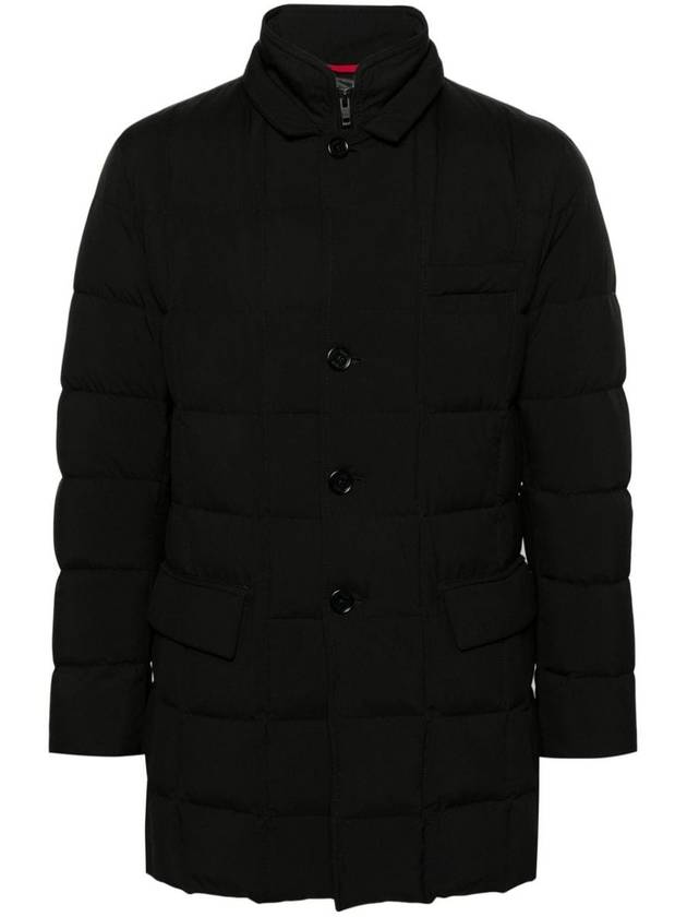 Fay Short Padded Puffer Jacket With High Collar - FAY - BALAAN 1