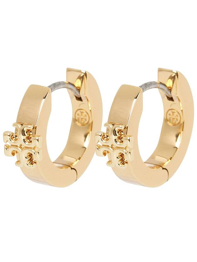 Kira Double T Huggie Earrings Gold - TORY BURCH - BALAAN 3