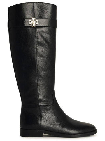 Tory Burch 'Lock Ridin' Black Leather Boots - TORY BURCH - BALAAN 1