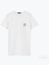 Men's Logo Medusa Cotton Short Sleeve T-Shirt White - VERSACE - BALAAN 2