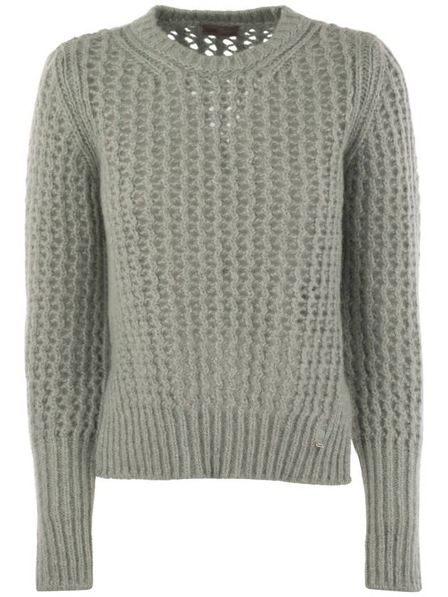 Knitwear in alpaca and wool yarn - HERNO - BALAAN 1