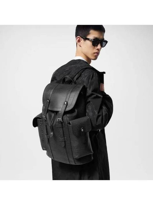 Christopher Backpack Black - LOUIS VUITTON - BALAAN 2