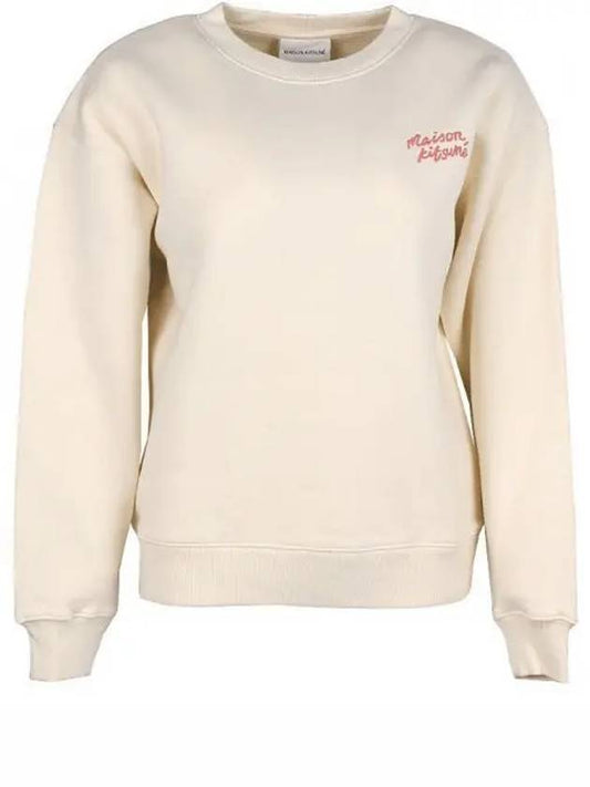 Handwriting Comfort Sweatshirt Pink - MAISON KITSUNE - BALAAN 2