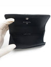 Boy  Flap Card Holder Grained Calfskin Ruthenium Black - CHANEL - BALAAN 7