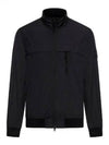 Garment Dyed Crinkle Reps R Nylon Jacket Black - STONE ISLAND - BALAAN 2