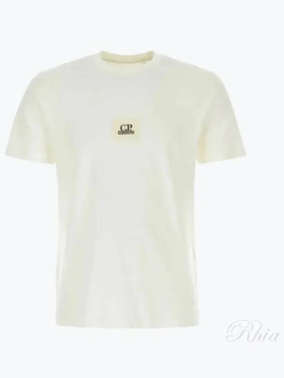 30/1 Jersey Logo Short Sleeve T-Shirt White - CP COMPANY - BALAAN 2