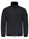 Garment Dyed Crinkle Reps R-Nylon Jacket Blue - STONE ISLAND - BALAAN 2