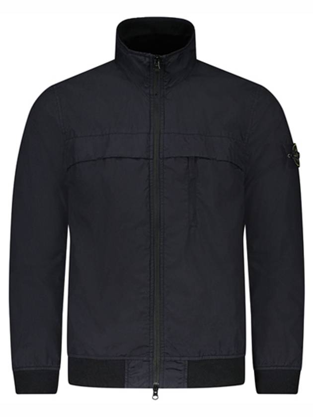 Garment Dyed Crinkle Reps R-Nylon Jacket Blue - STONE ISLAND - BALAAN 2