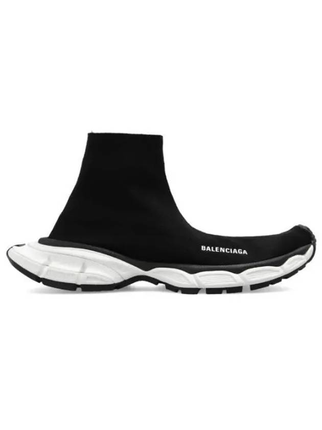 3XL Sock Recycled Knit Low Top Sneakers Black - BALENCIAGA - BALAAN 2