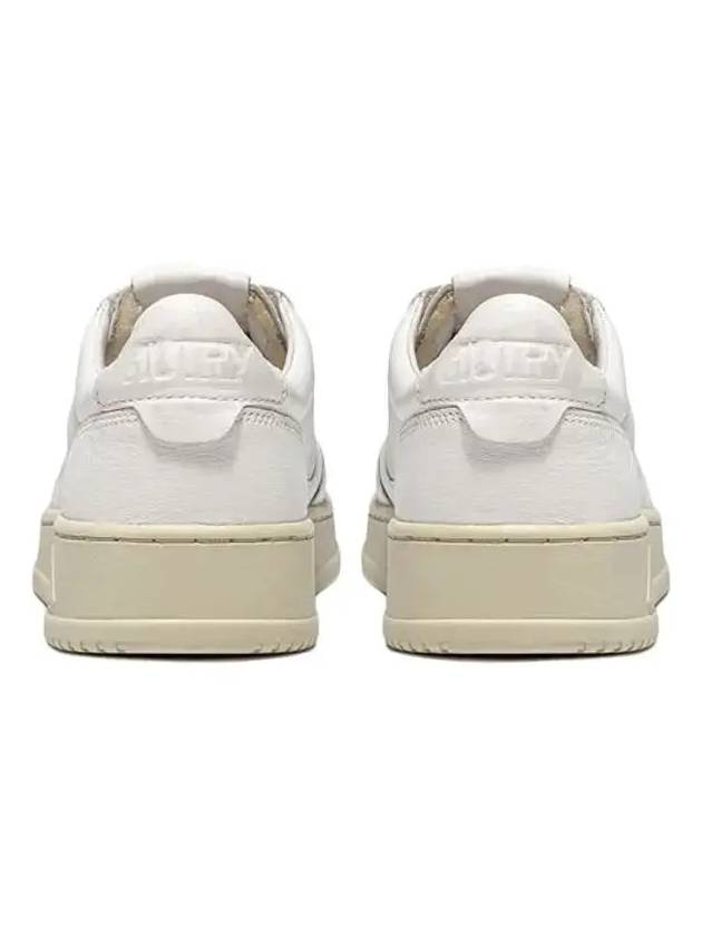 Medalist Goatskin Low Top Sneakers White - AUTRY - BALAAN 5