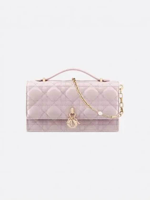 Miss Cannage Lambskin Mini Bag Pale Pink - DIOR - BALAAN 2