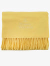 Logo Wool Fringe Muffler Yellow - VIVIENNE WESTWOOD - BALAAN 2