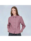 Small check short outer shirt red 0032A - VOYONN - BALAAN 2