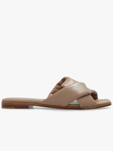 FERRAGAMO ‘Alrai’ Slides, Women's, Beige - SALVATORE FERRAGAMO - BALAAN 1