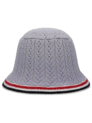 knit bell hat gray - THOM BROWNE - BALAAN 1