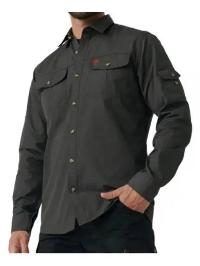 Singi trekking long sleeve shirt dark gray - FJALL RAVEN - BALAAN 2