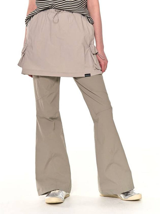 Color Skirt Wide Pants Gray - ZIZEMUSEUM - BALAAN 2