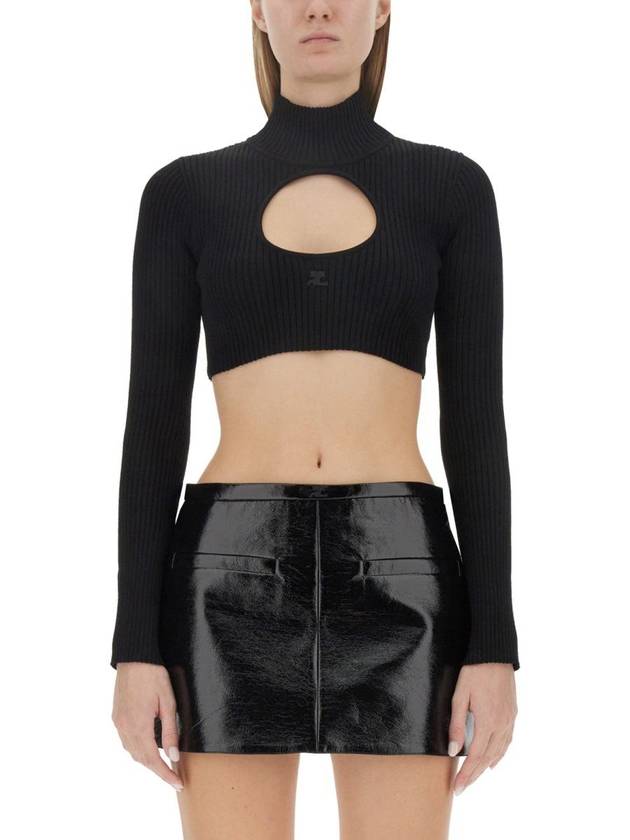 Courrèges Cropped Shirt - COURREGES - BALAAN 1