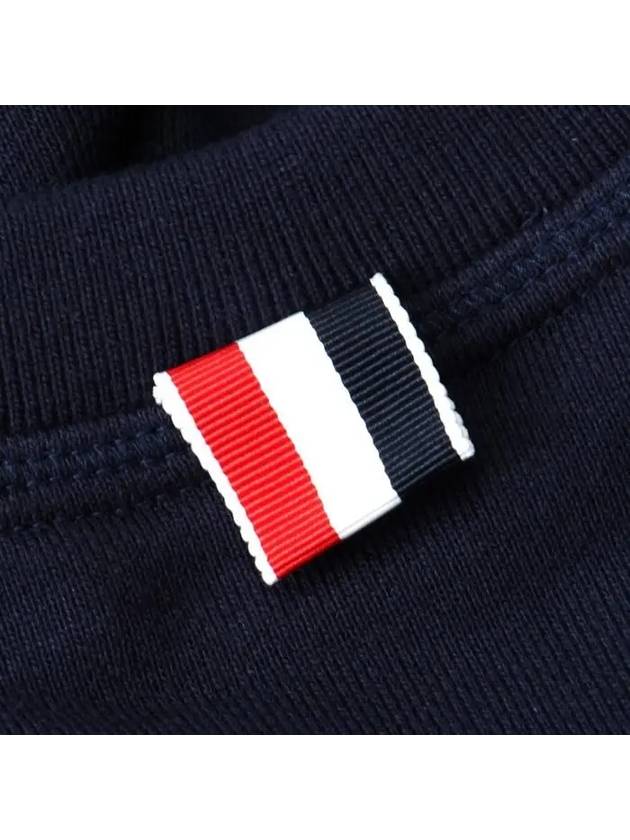 4 Bar Loopback Jersey Sweatshirt Navy - THOM BROWNE - BALAAN 8