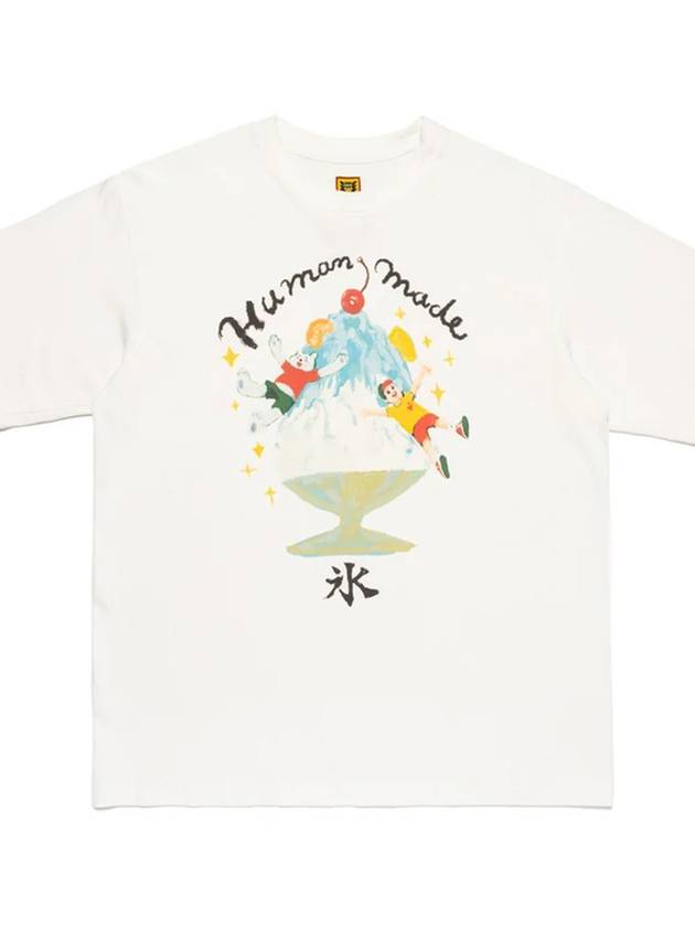 Keiko Sootome Short Sleeve T Shirt 22 White XX27TE008 - HUMAN MADE - BALAAN 3