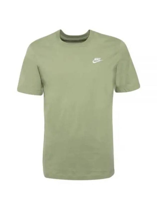 Sportswear Club Short Sleeve T-Shirt Green - NIKE - BALAAN 2